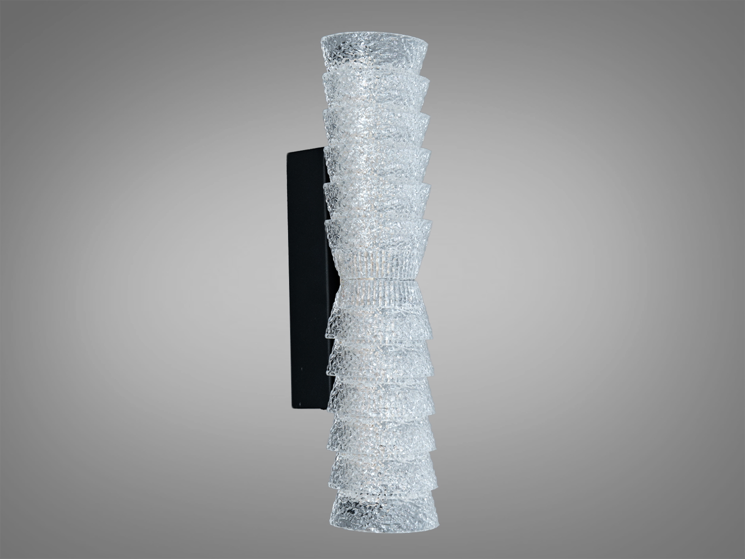 Настінне LED бра чорне 11 Вт акрил 3 режими