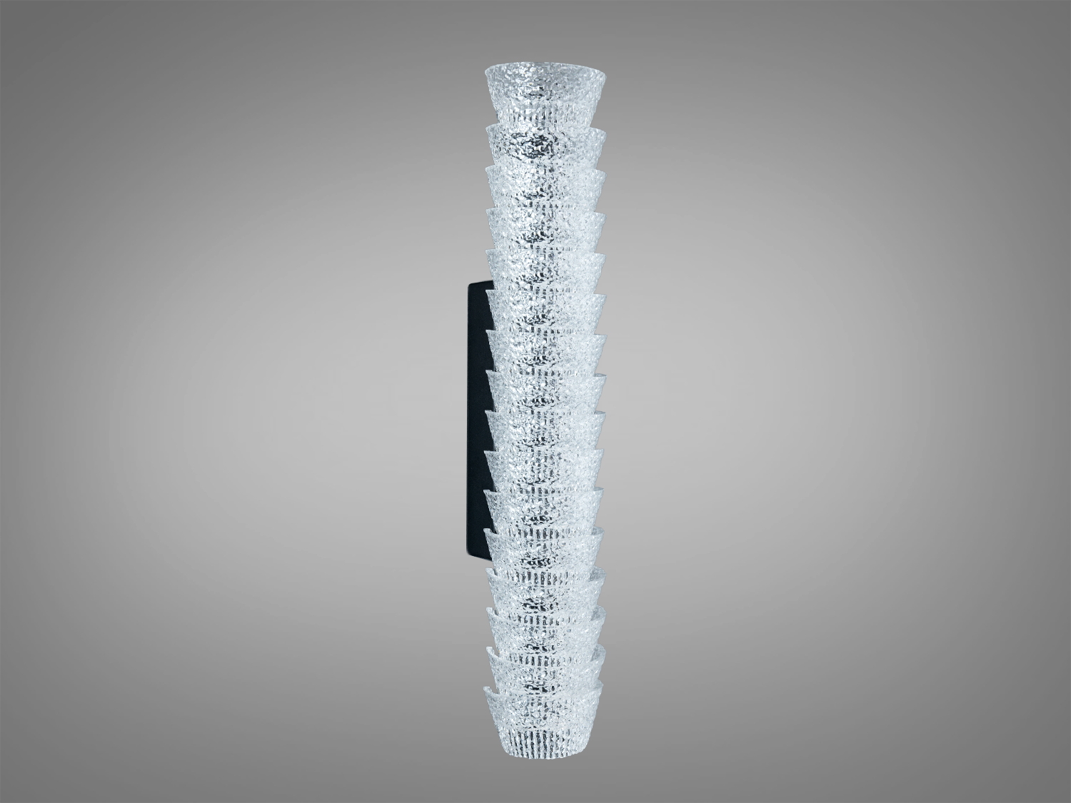 Настінне LED бра чорне 11 Вт акрил 3 режими