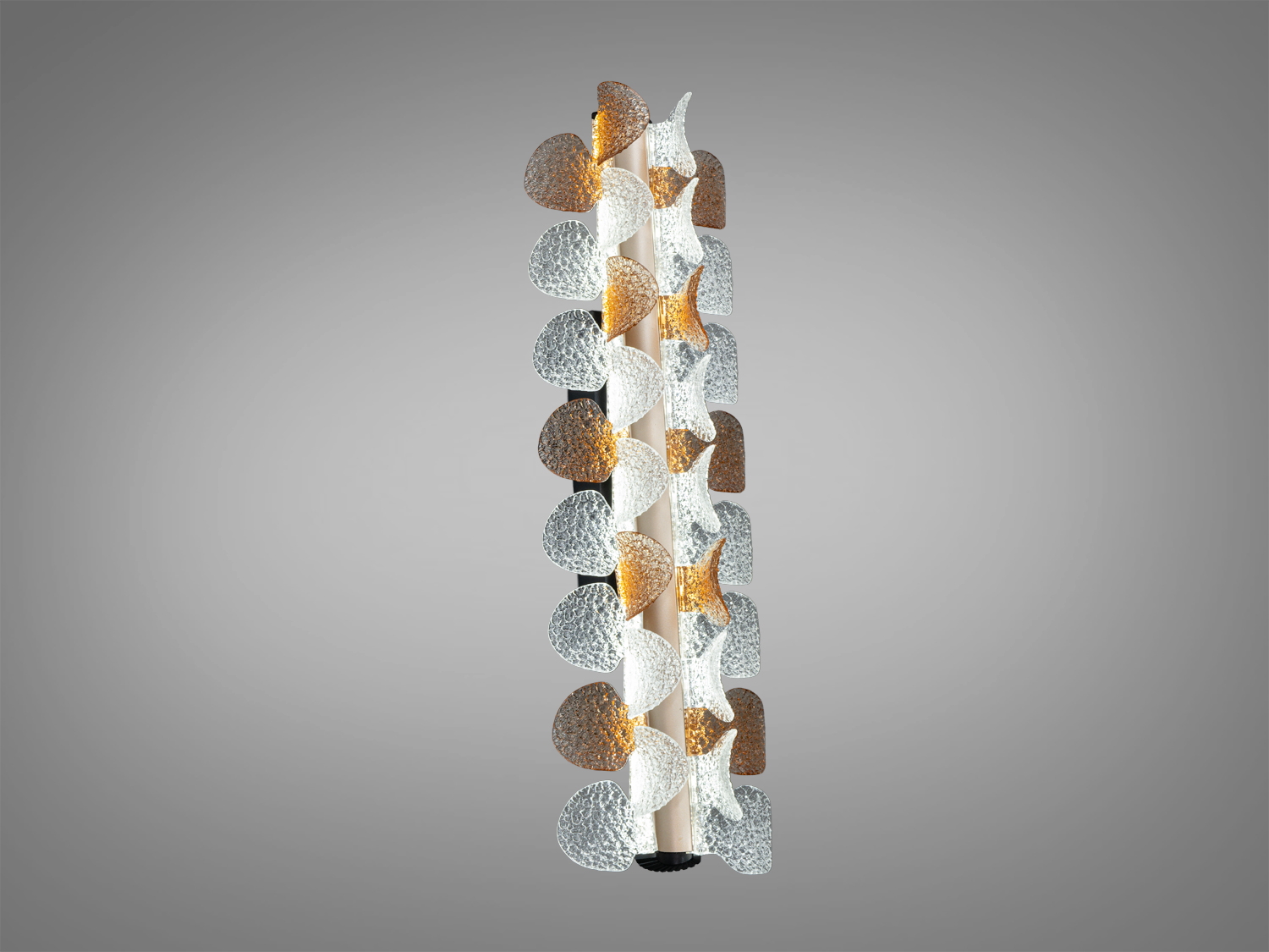 Настінний LED світильник 11 Вт у чорному корпусі з рельєфним акрилом. Три колірні температури 3200К/4100К/6000К з керуванням від настінного вимикача.