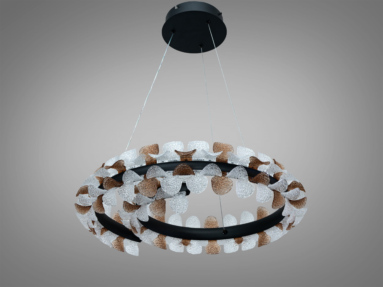 Лінійний LED підвіс чорний 27 Вт до 5 м2