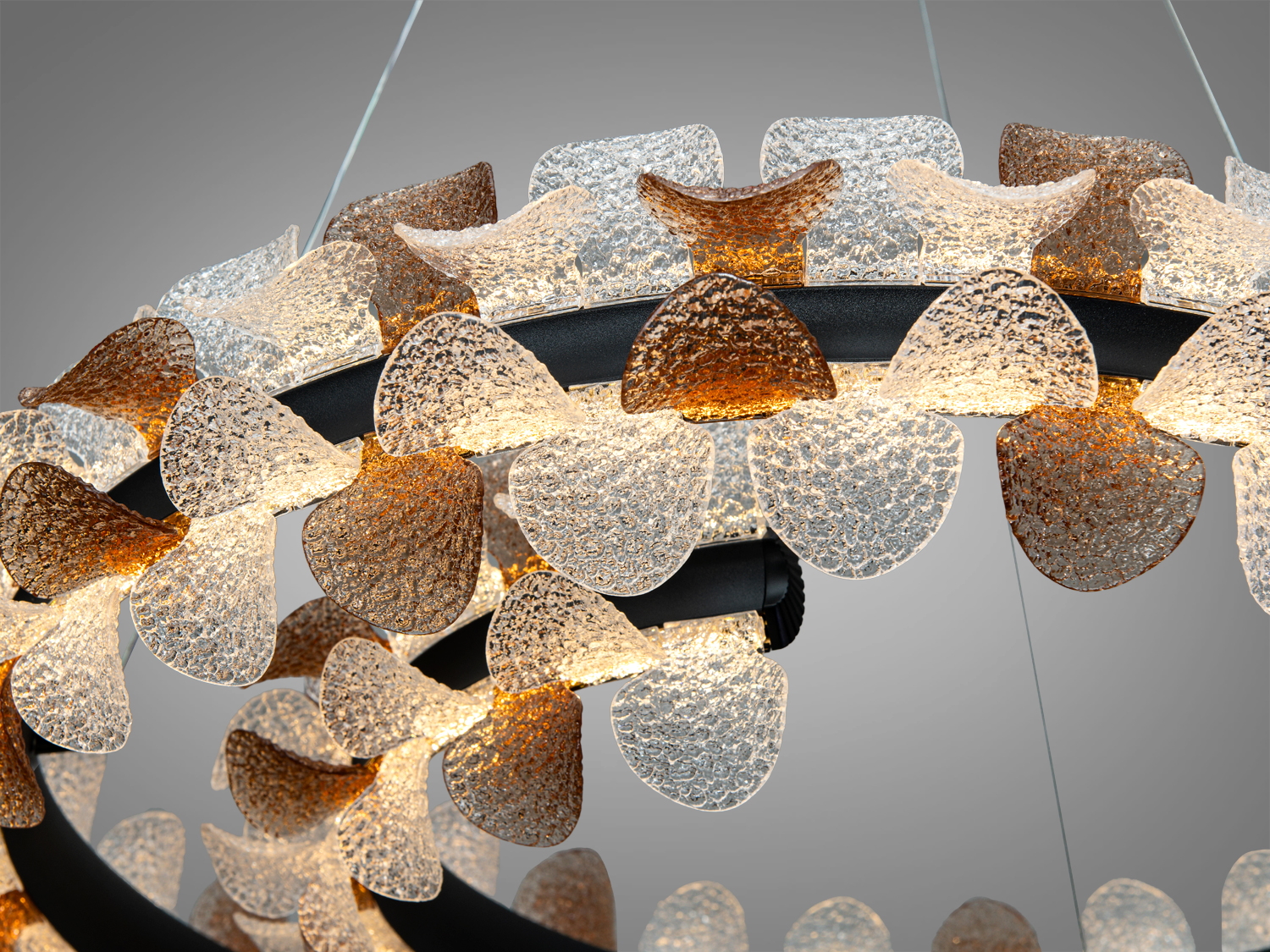 Лінійний LED підвіс чорний 27 Вт до 5 м2