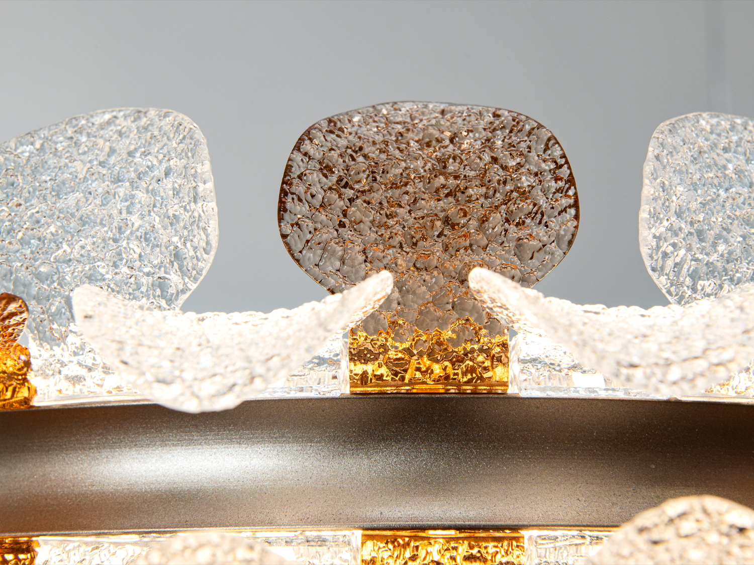 Підвісна люстра Diasha LED шампань 85Вт пульт