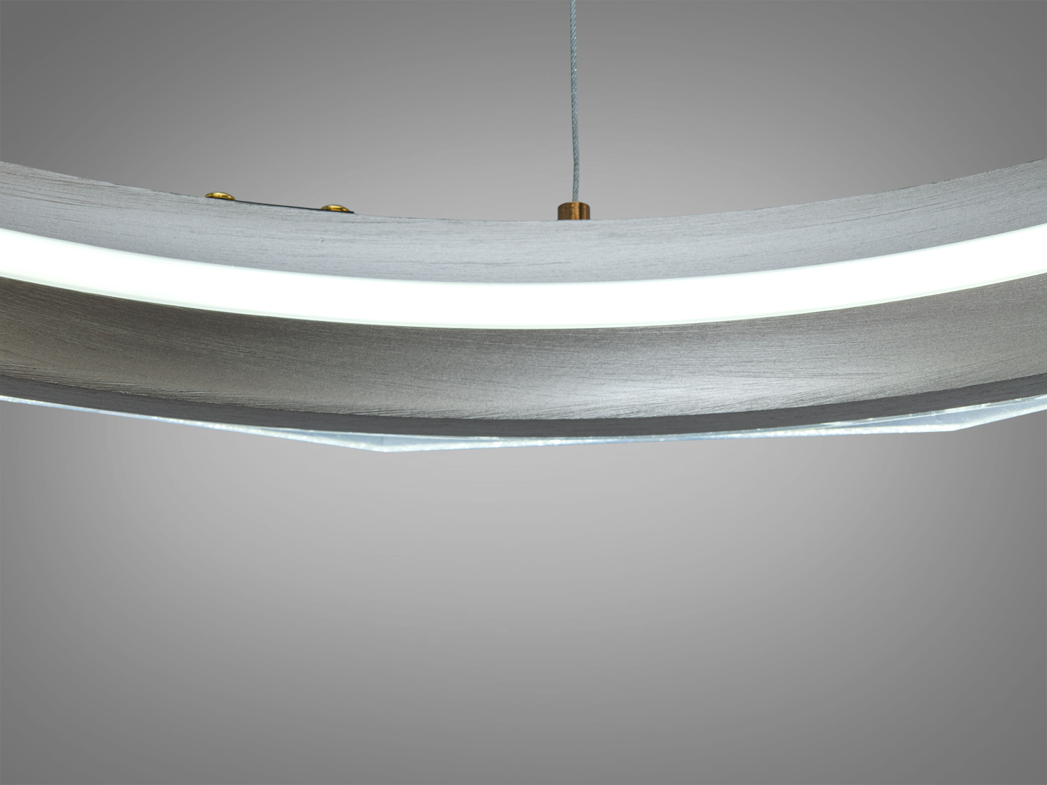 Люстра підвісна LED Diasha шампань 51Вт 50см пульт