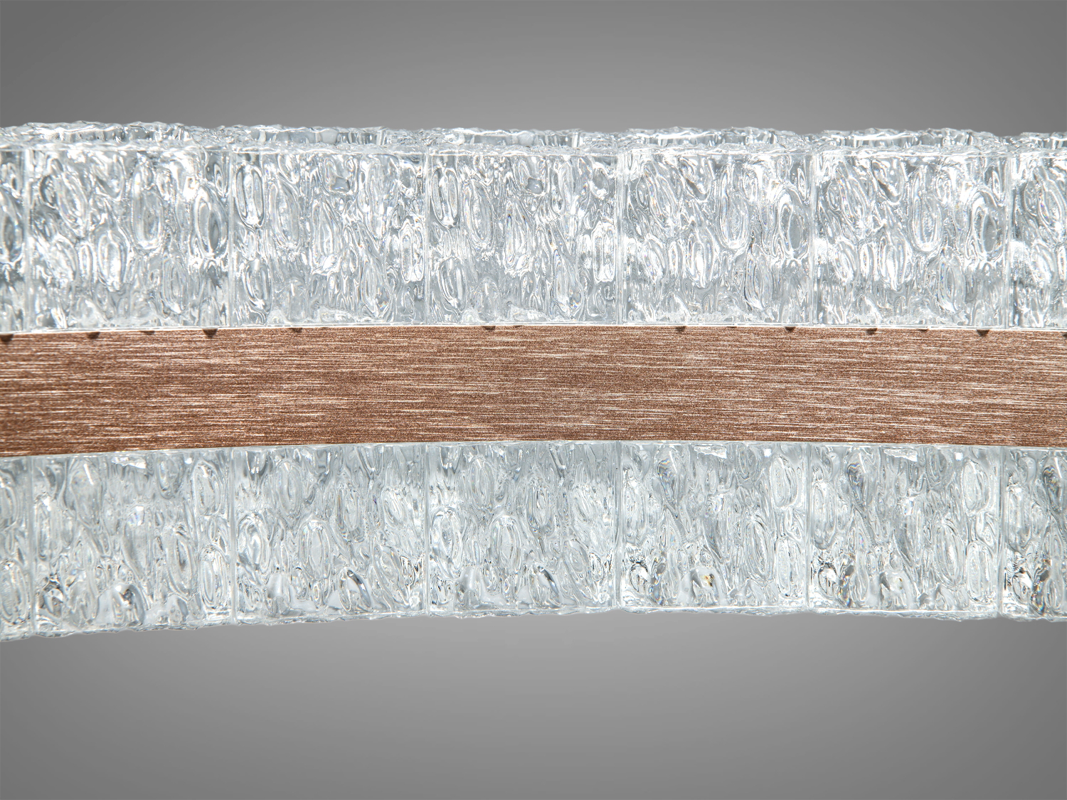 Підвісна люстра LED шампань 122Вт 6710лм з пультом