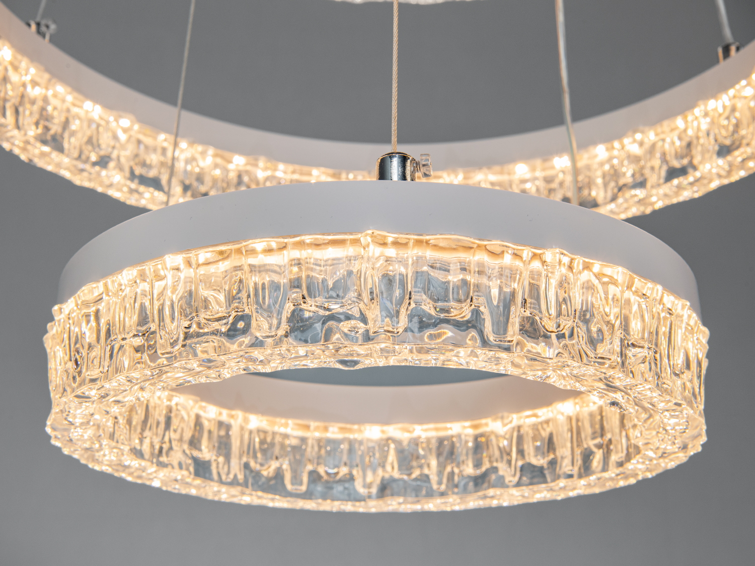 LED люстра Diasha біла 105Вт 3 кільця