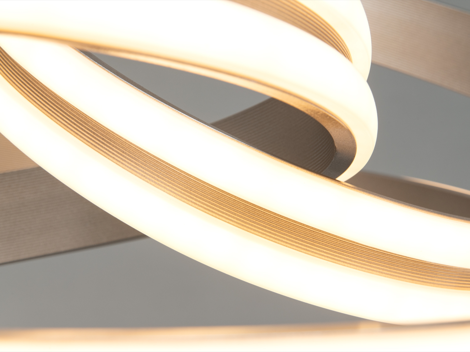 Підвісна люстра Diasha LED коричнева 120Вт пульт