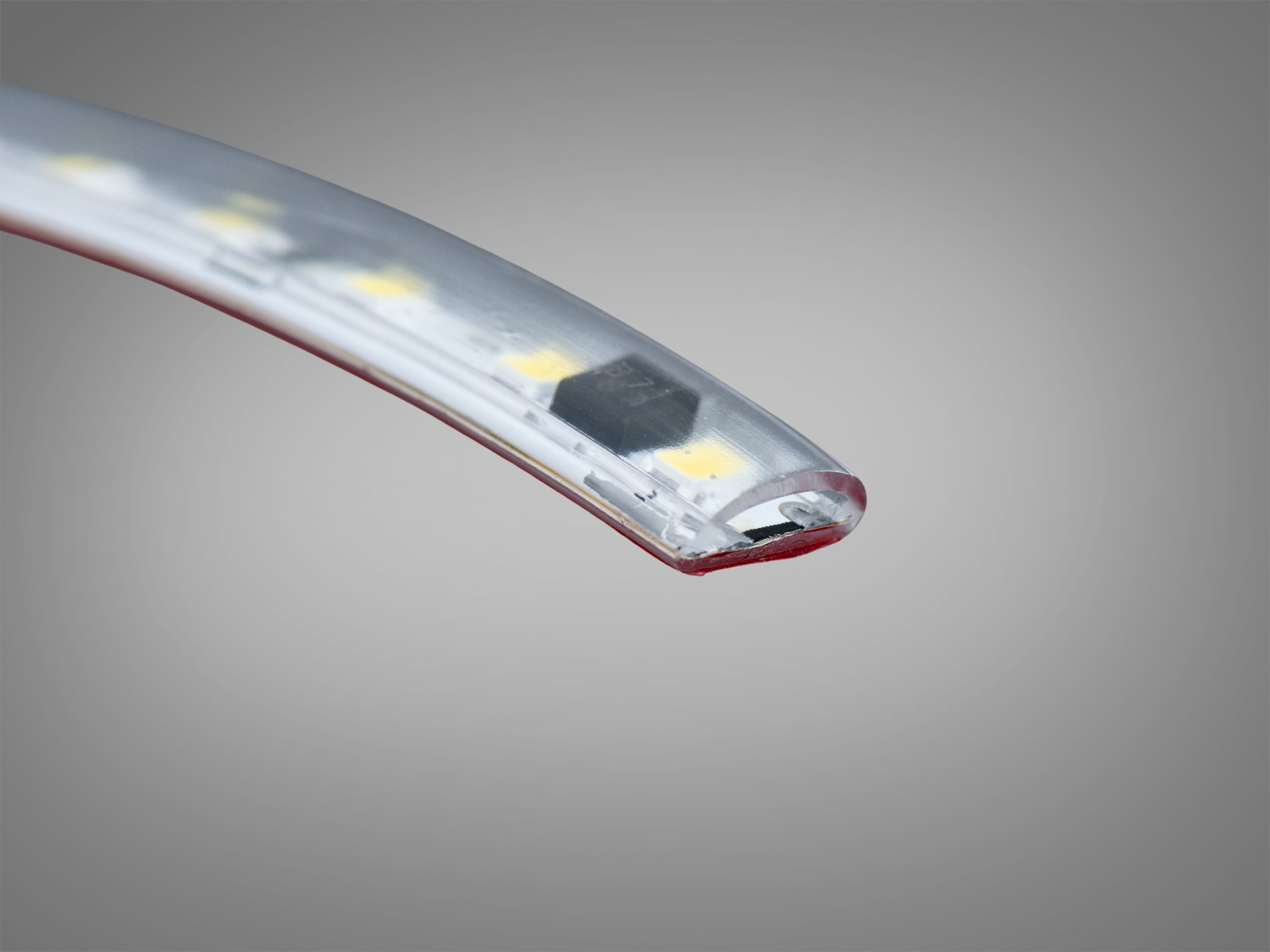 LED стрічка 220в, 120 шт/м, герметична, 8мм, холодний