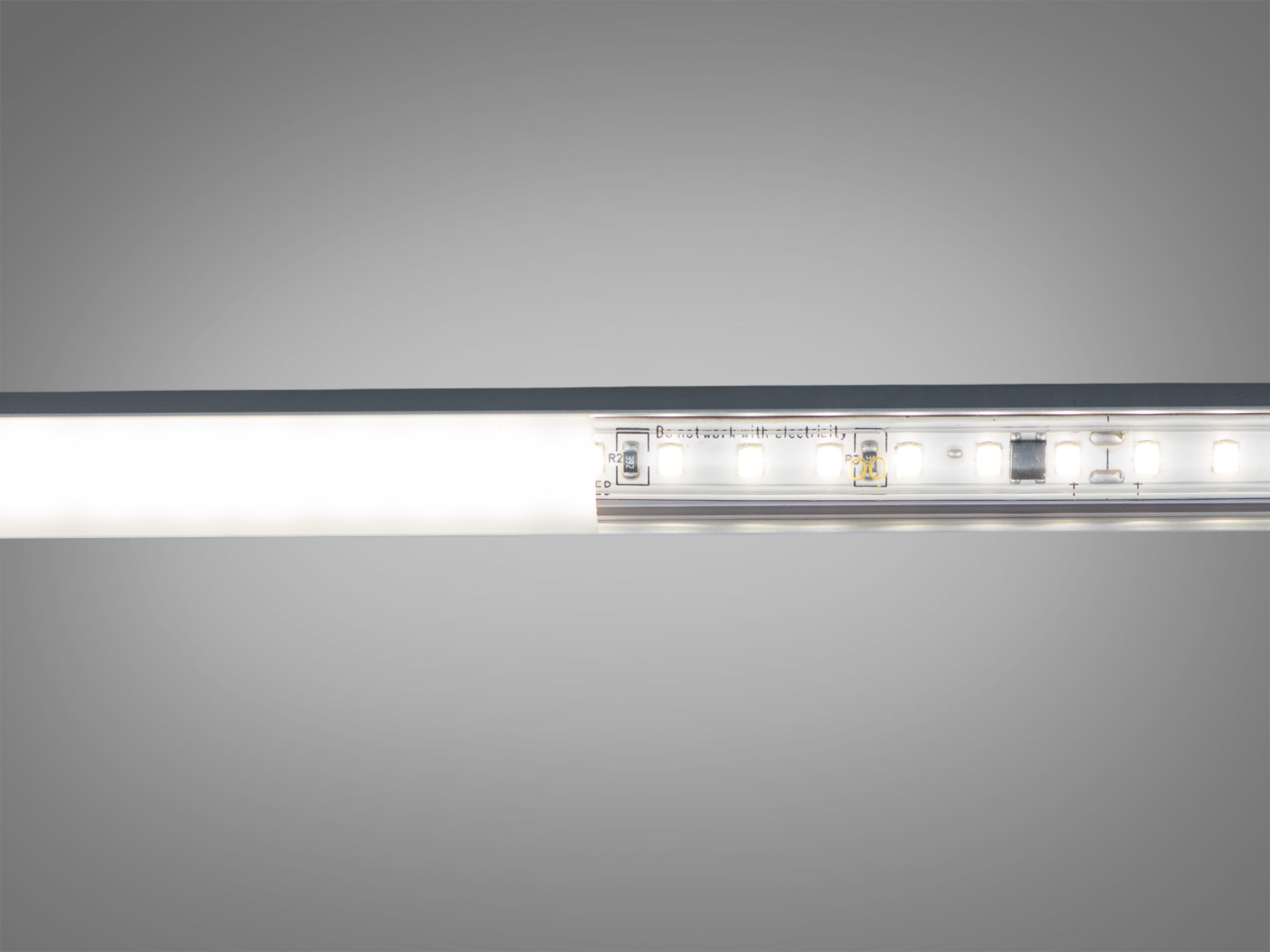 LED стрічка 220в, 120 шт/м, герметична, 8мм, нейтральний