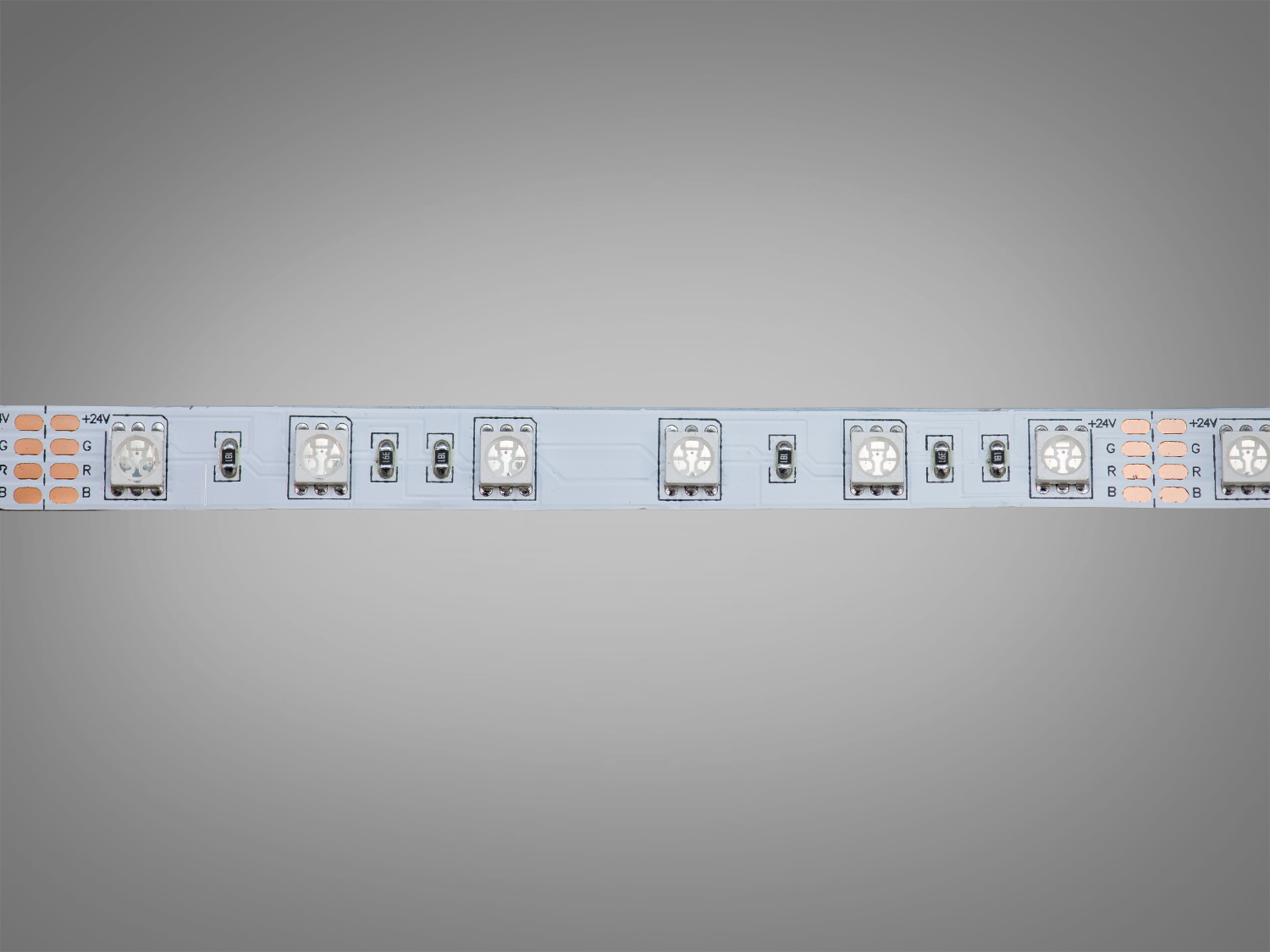 LED стрічка 24В, 60діодів на метр, 10мм, RGB