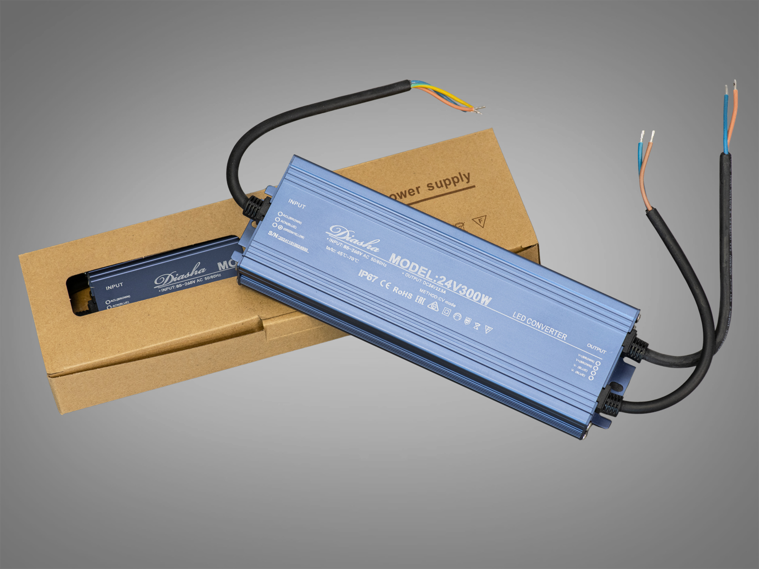 Блок живлення 24В, для підключення LED стрічки, 300Вт, 12.5А. Цей блок ідеально підходить для будь-якого проєкту освітлення, де важливі надійність і тривалий ресурс. Блок живлення 24В, для підключення LED стрічки, 300Вт, 12.5А. Цей блок ідеально підходить для будь-якого проєкту освітлення, де важливі надійність і тривалий ресурс.