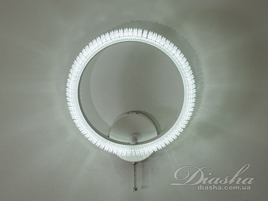 Настінний LED світильник «метелик» прикрасить стіни вашої спальні, вітальні або дитячої кімнати. Потужність бра - 20W, що дозволяє комфортно читати.
Світлодіодне бра має 3 режими: теплий (2700К), нейтральний (4500К) і холодний (6400К). Перемикання проводиться за допомогою шнурка.
Акрилові світлодіодні світильники міцно увійшли в сучасний дизайн за рахунок свого дизайну, економного LED освітлення і доступної ціни.
Також ви можете придбати і люстру з метеликами (серія 8067).