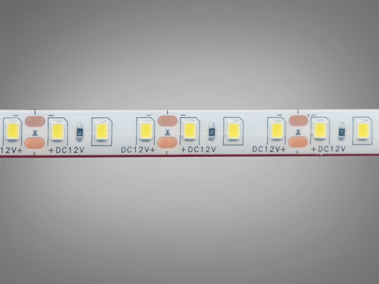 LED стрічка 12в, 120 шт/м, герметична, 8мм, холодний