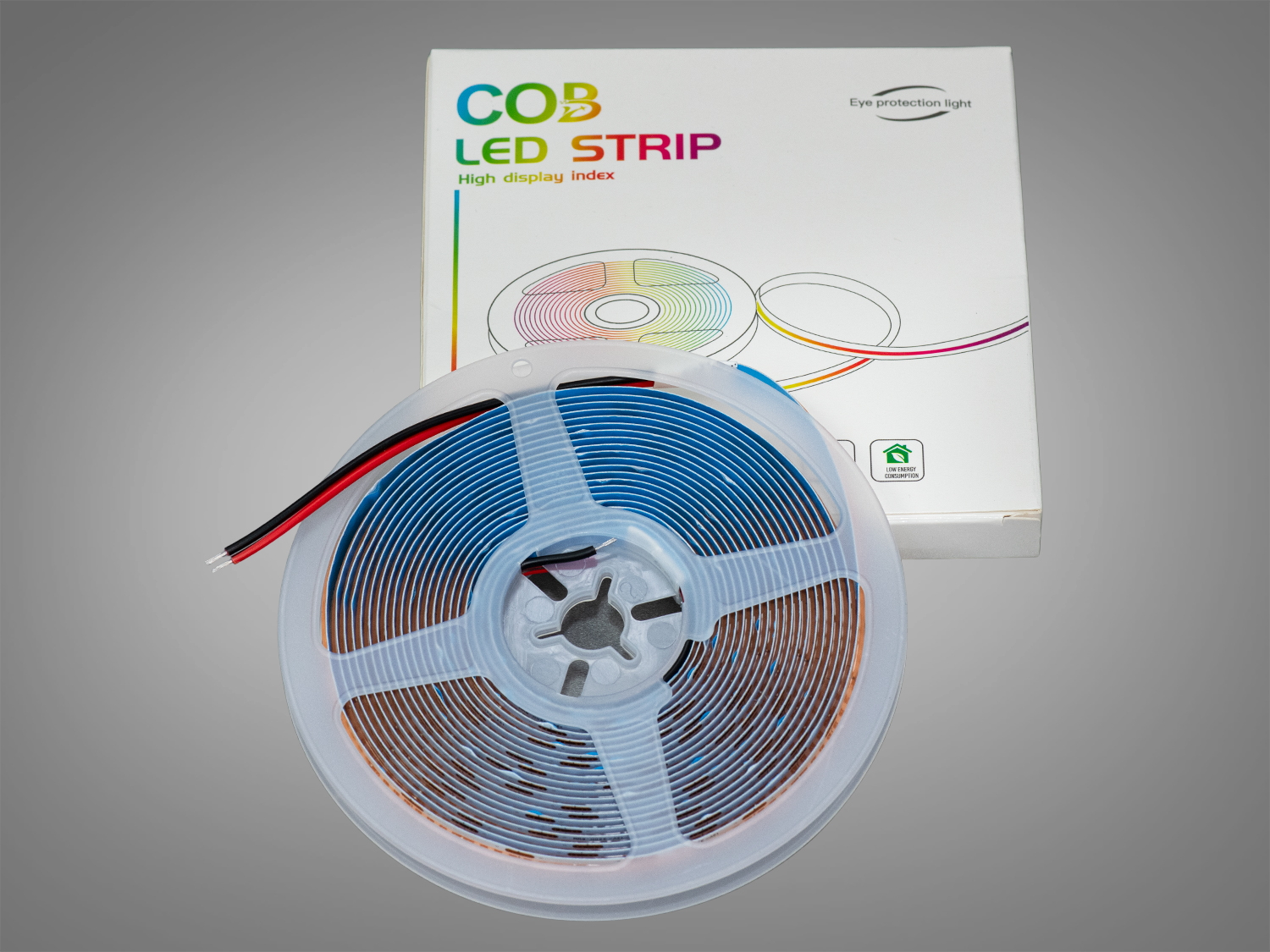 COB LED стрічка 12В, 320 діодів на метр, 8мм, бузковий