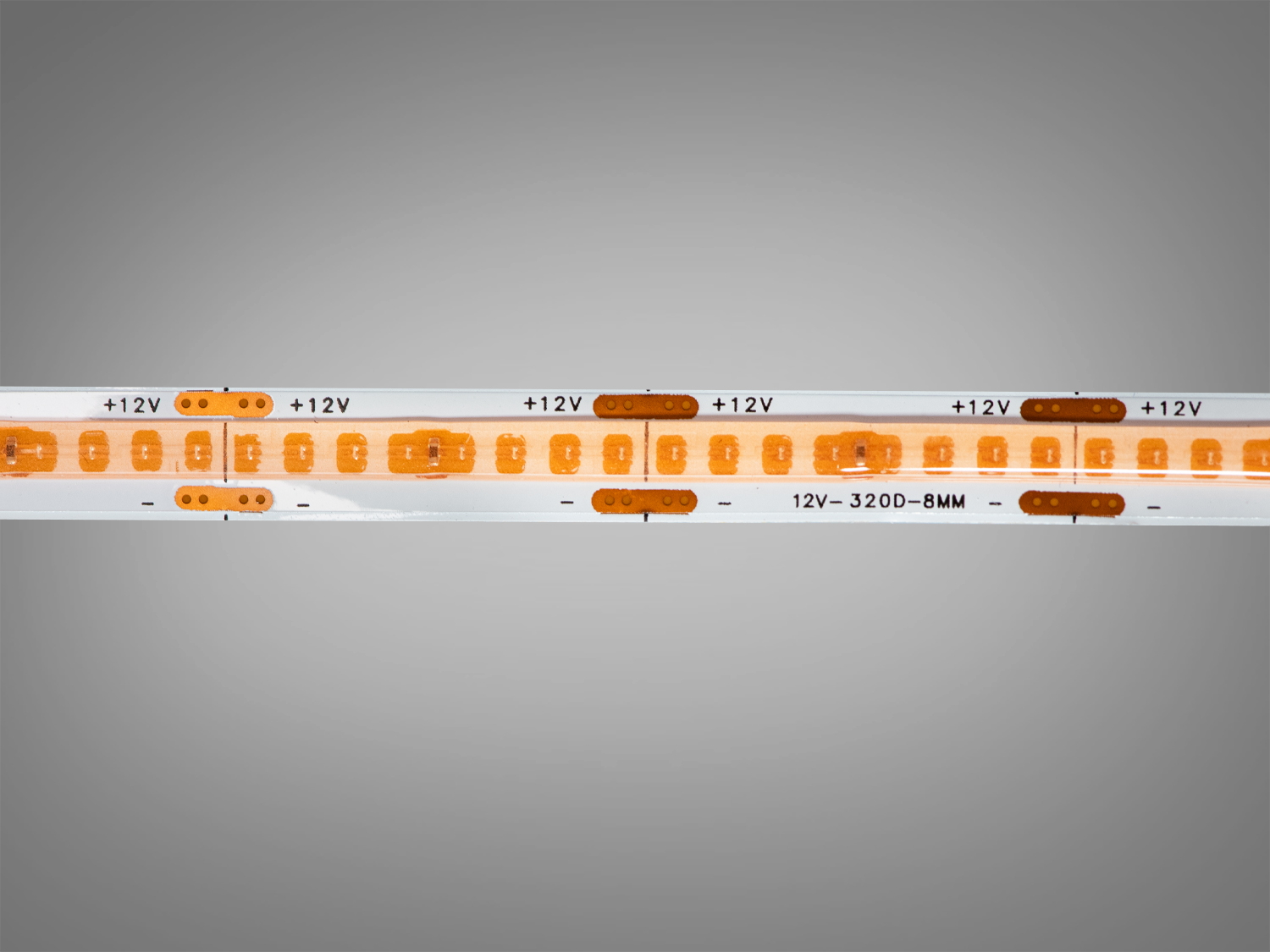 COB LED стрічка 12В, 320 діодів на метр, 8мм, бузковий