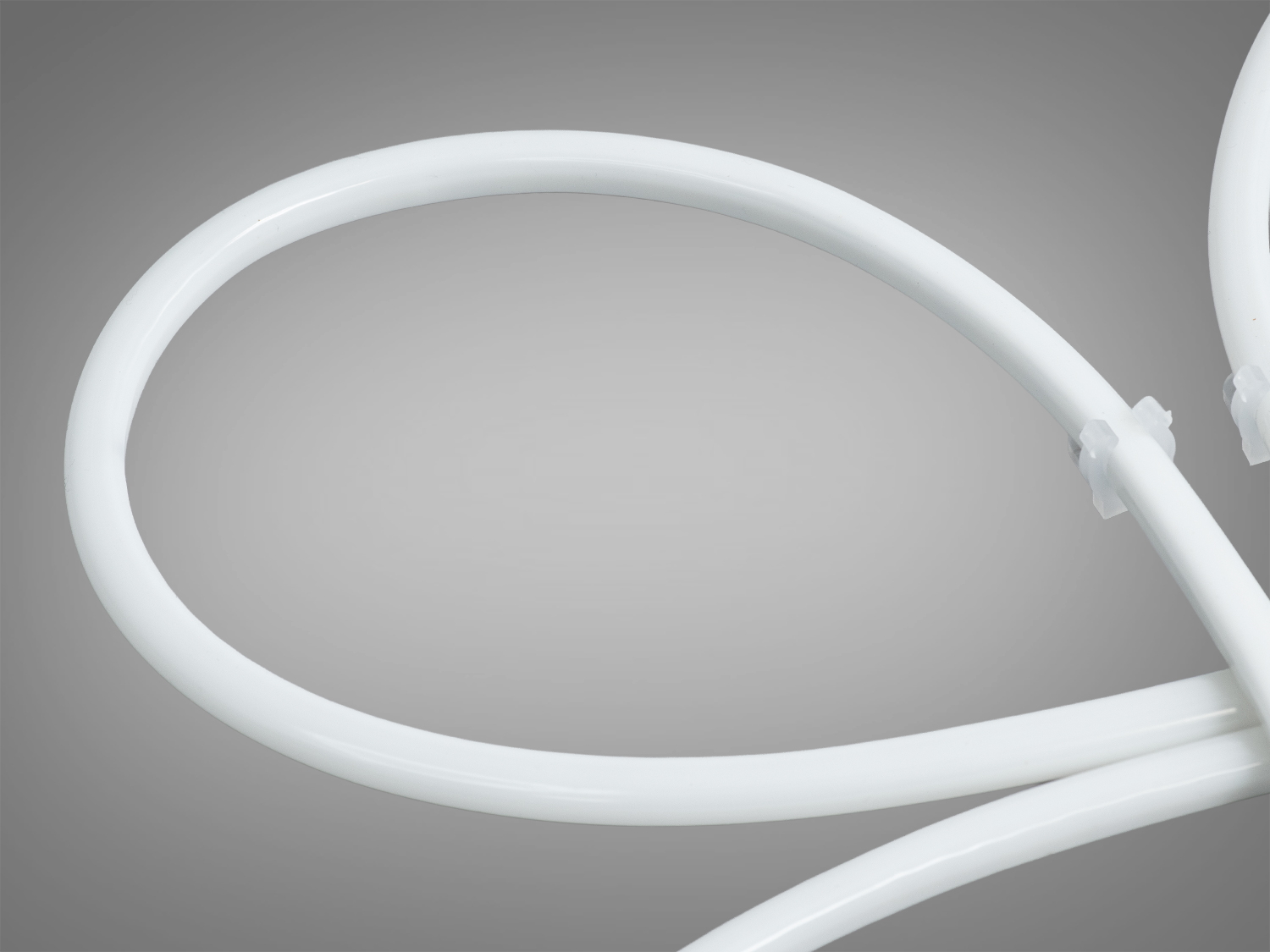 Гнучкий неон 12V IP67 11x11мм червоне світло