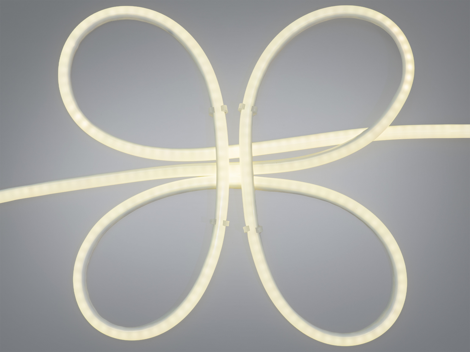 Круглий гнучкий LED неон 12В, 11 мм, IP67, нейтральне біле світло. 8 Вт/м, до 800 лм/м, 120 LED/м, кут 180°, радіус вигину 25 мм, крок різання 25 мм.