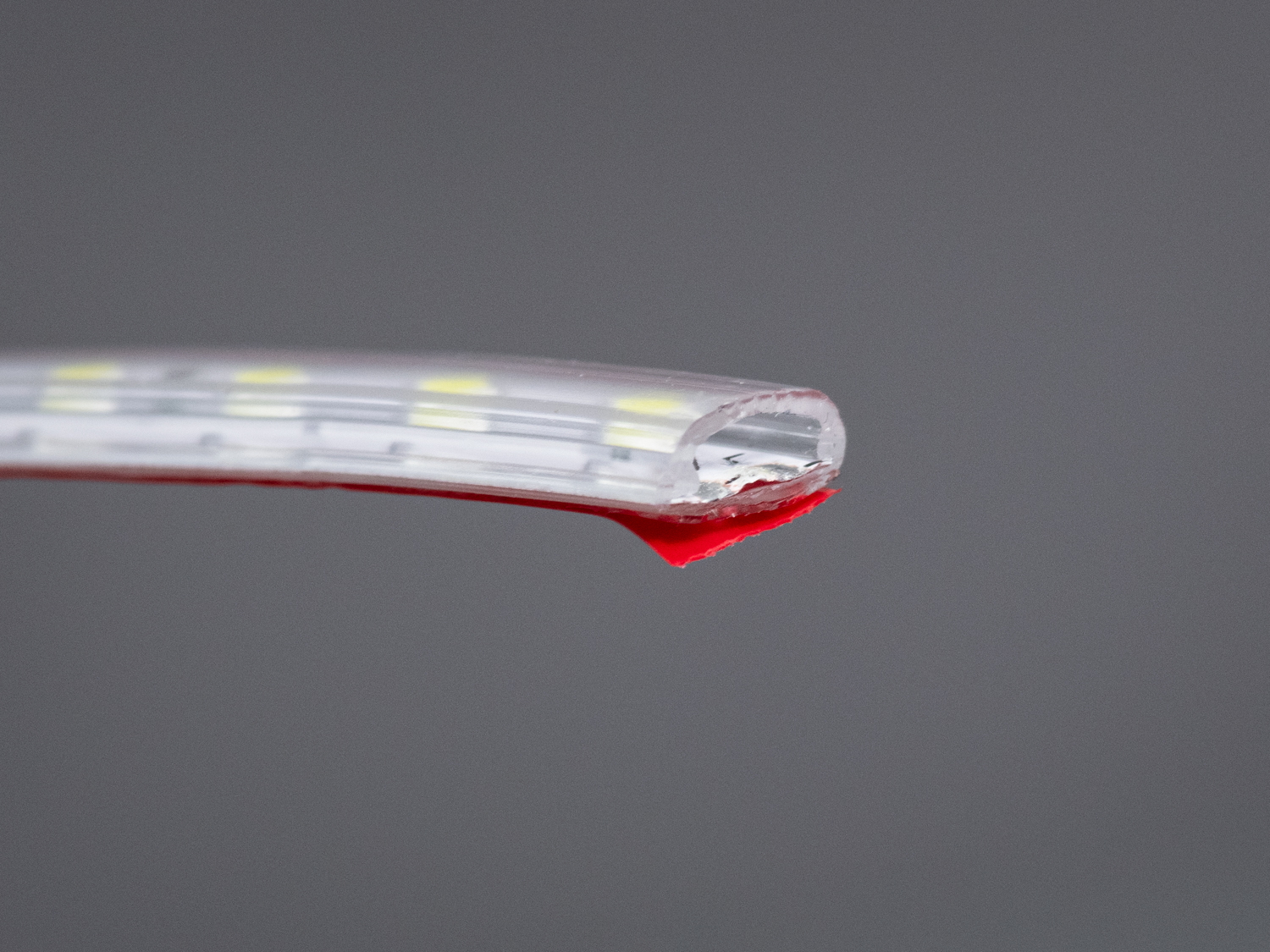 LED стрічка 220в, 120шт/м, герметична, 10мм, холодний