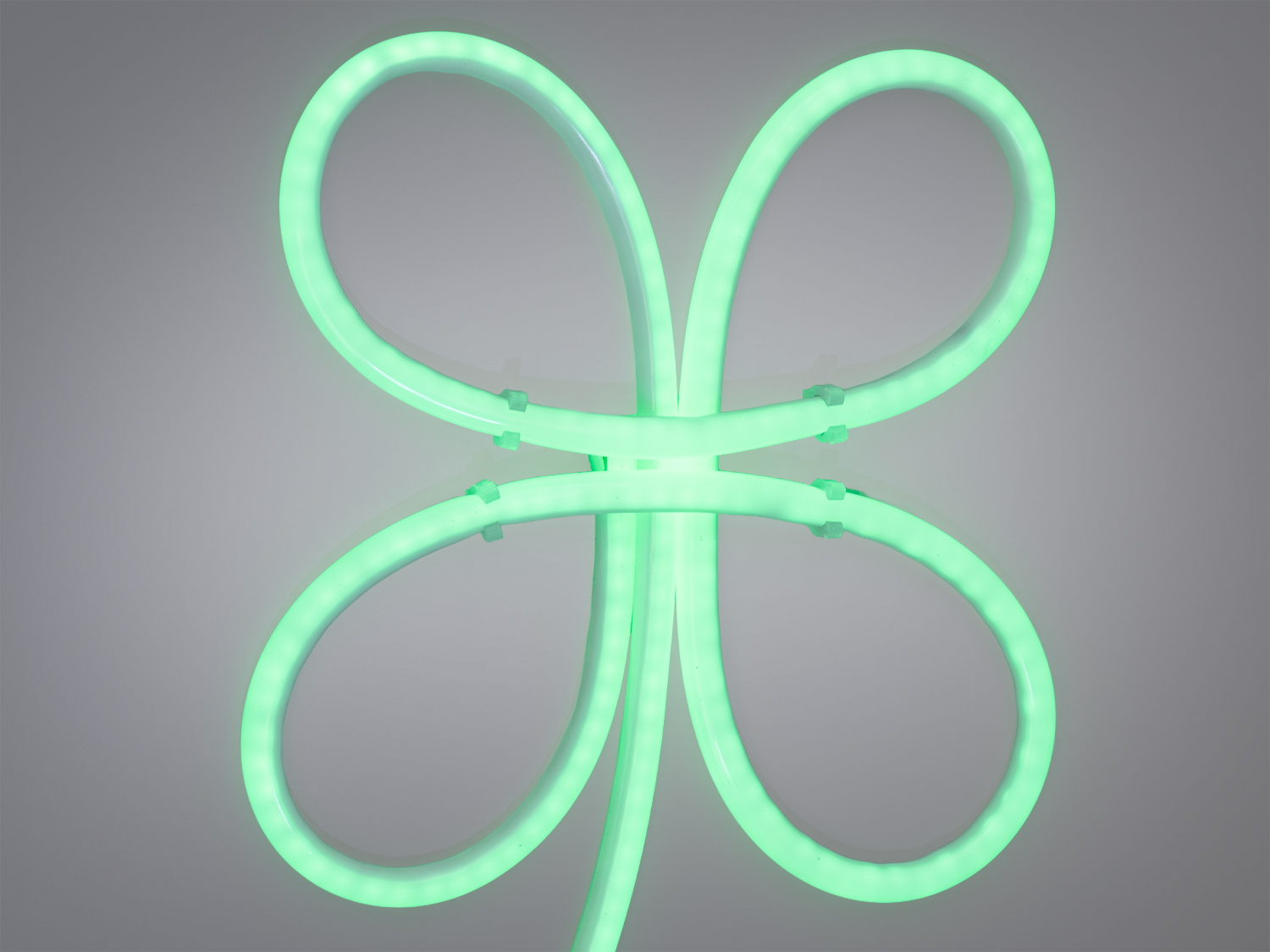 Світлодіодна лампа у формі квітки з зеленим світлом, підходить для сучасного інтер’єру, стельовий монтаж.