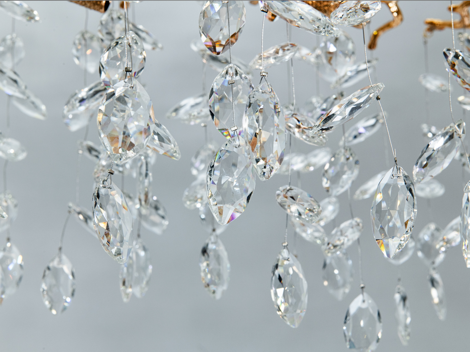 Люстра Diasha Гліцинія золото 12xE14