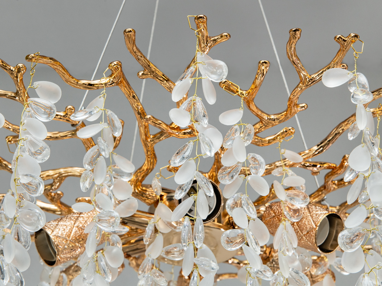 Сучасна кришталева люстра 