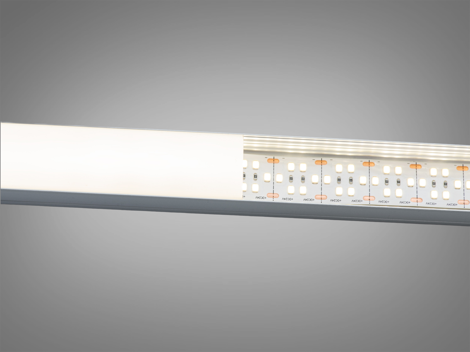 Профіль для LED стрічки, накладний