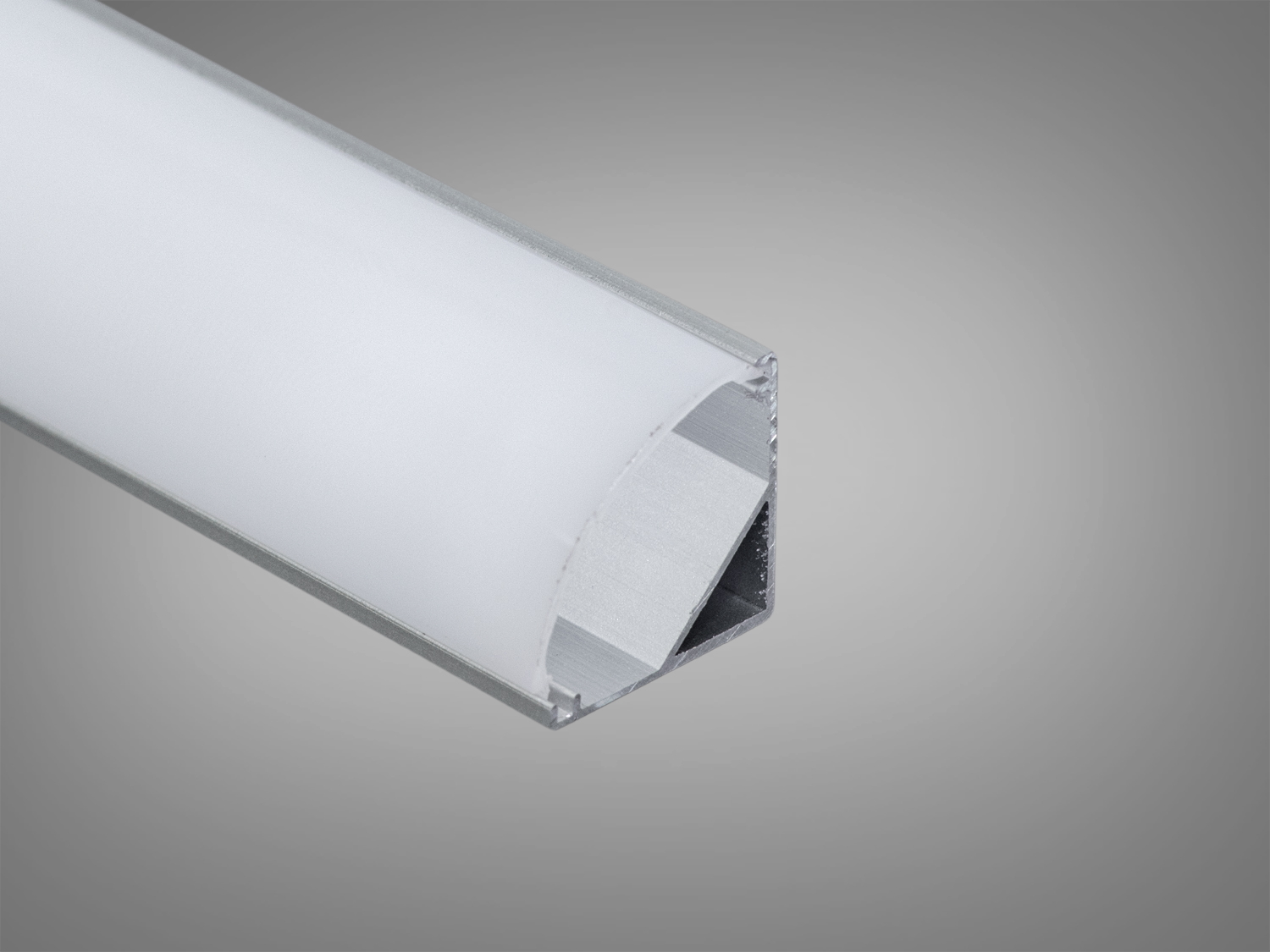 Профіль для LED стрічки, накладний кутовий