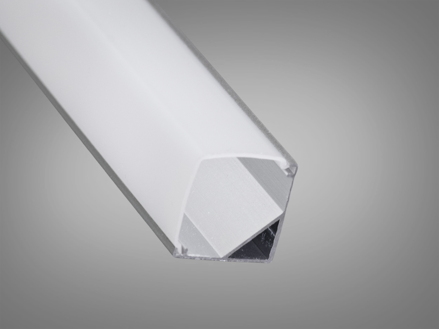Профіль для LED стрічки, накладний кутовий