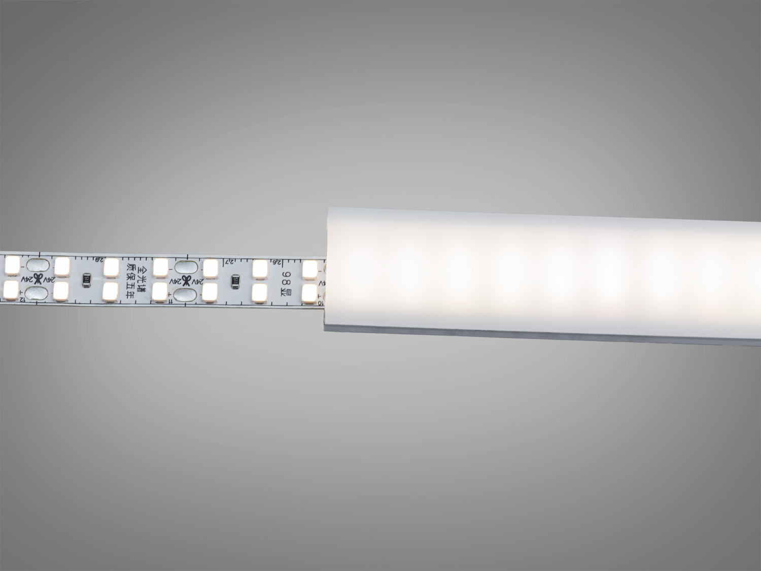 Силіконовий профіль врізний IP67 8 мм білий