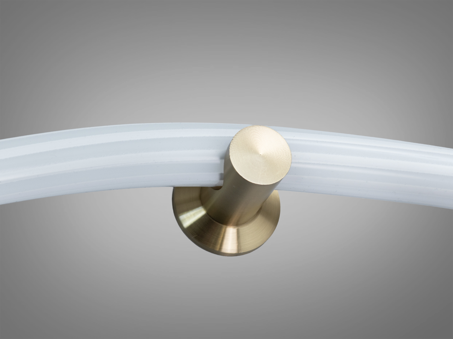 Кронштейн профілю D22 бронза стельовий одинарний