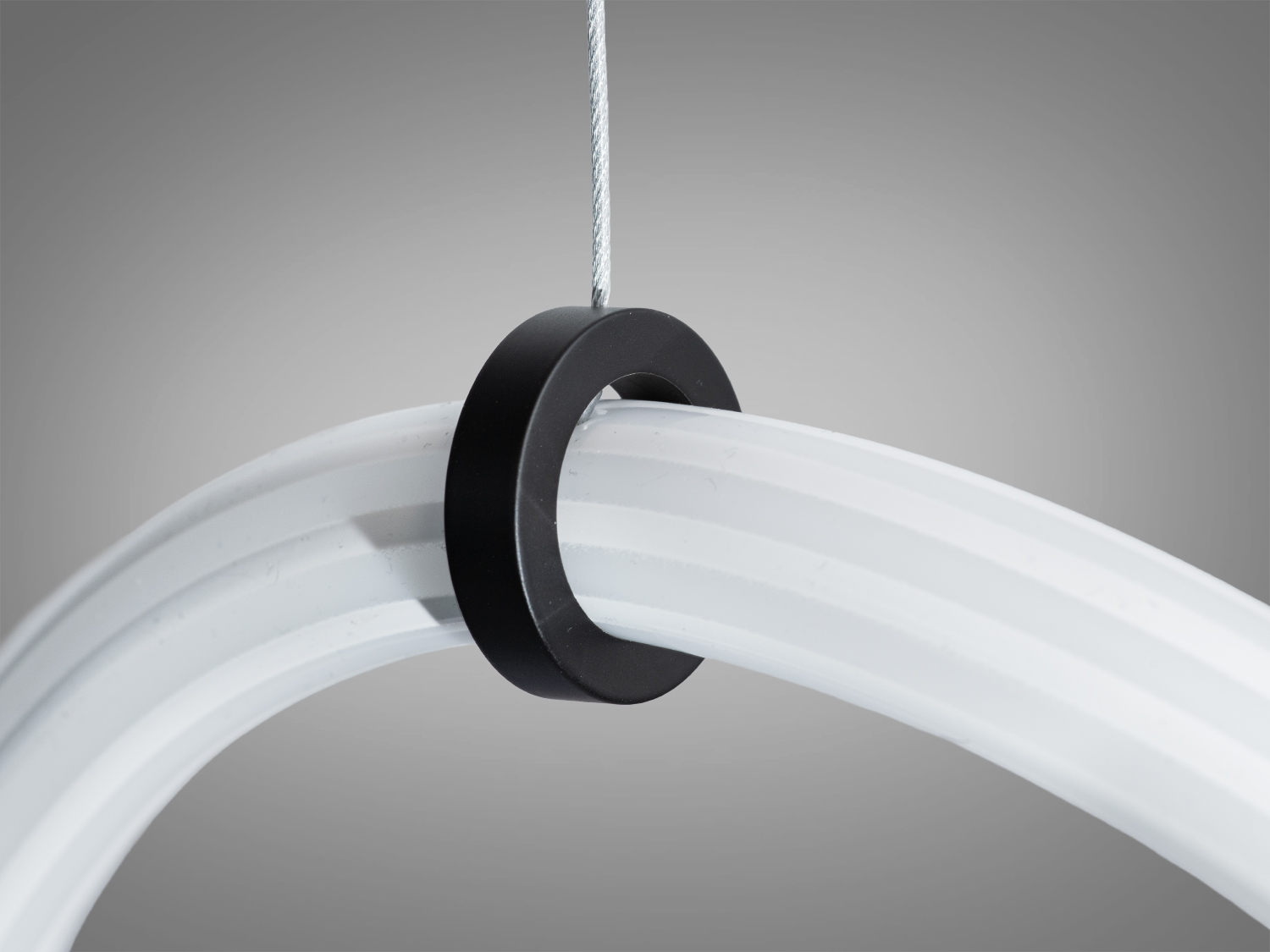 Кільце-підвіс Diasha D22 чорне з тросом