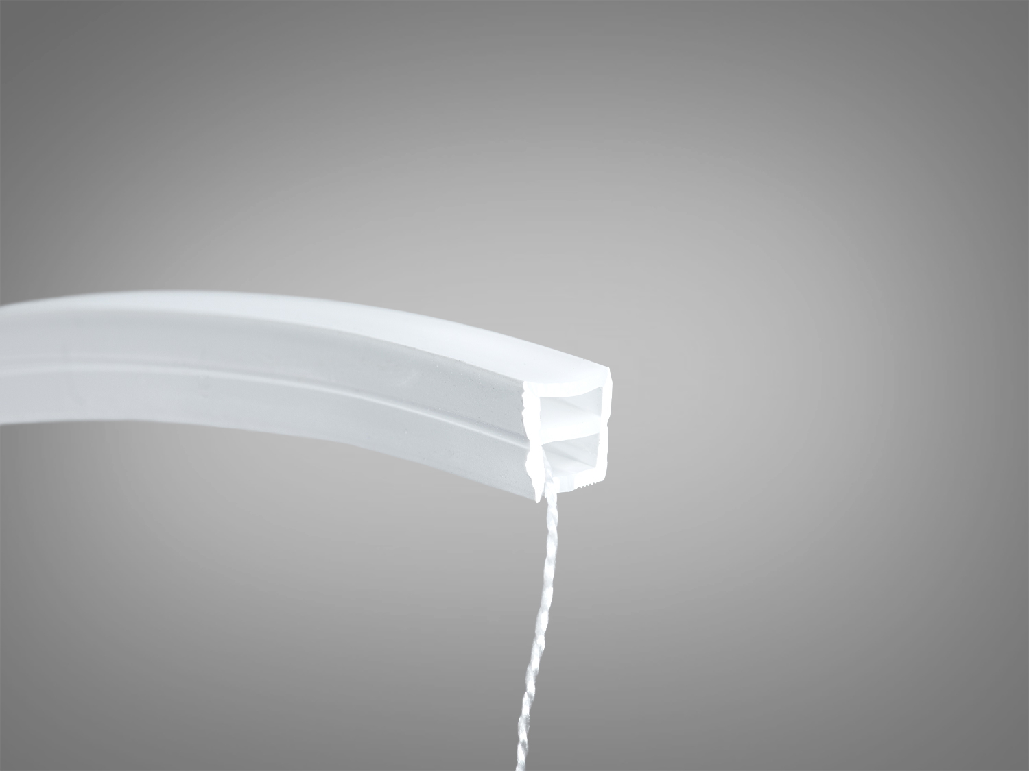 Гнучкий силіконовий профіль Diasha 1010 для LED-стрічки до 8 мм з IP67. Дві камери з розсіювачами, шнур протяжки, м′яка рівномірна лінія світла для інтер′єру та зовнішніх робіт.