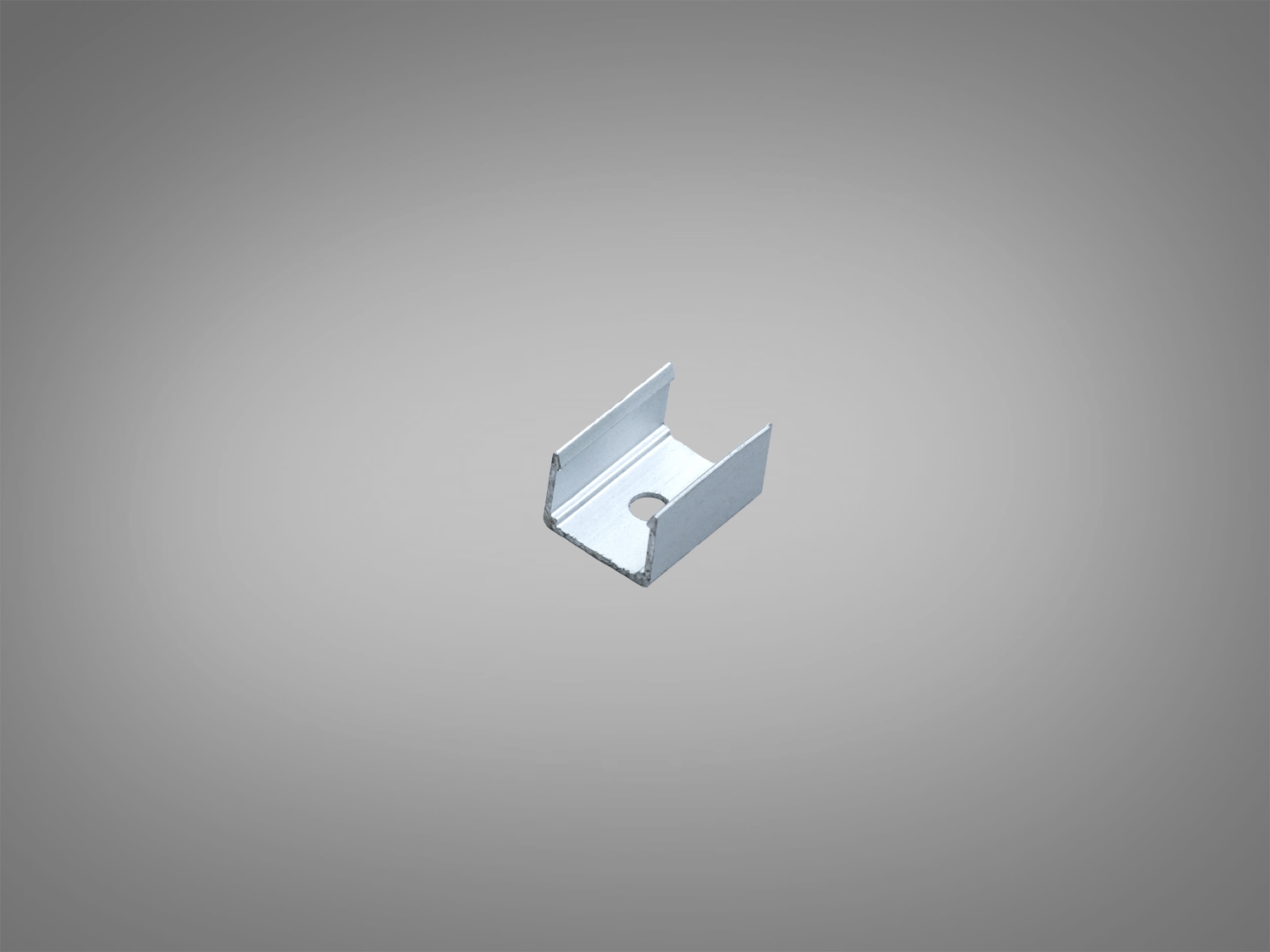 Алюмінієва кріпильна кліпса для силіконового гнучкого профілю 1212. Допомагає акуратно зафіксувати лінію підсвітки на прямих і радіусних ділянках.