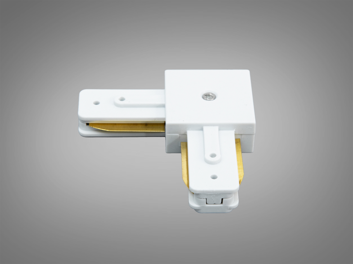 Кутовий L конектор треку 1003 білий 220В