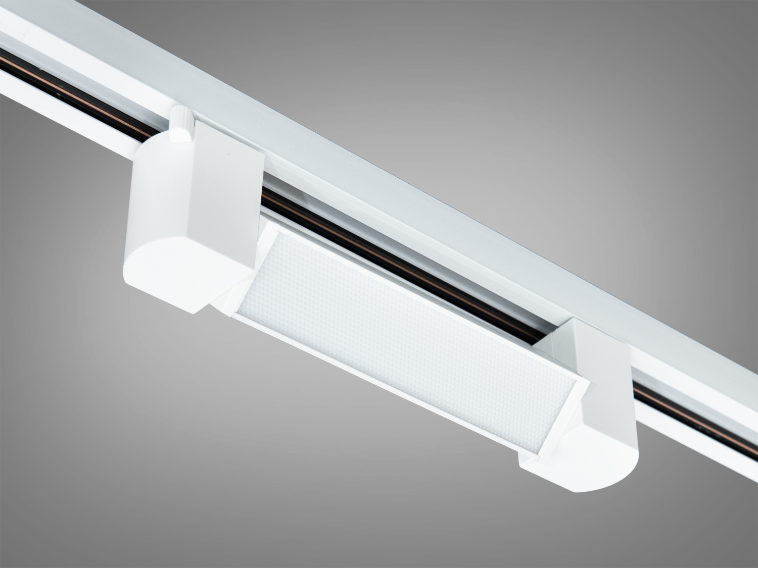 Трековий магнітний світильник лінійний 8Вт білий