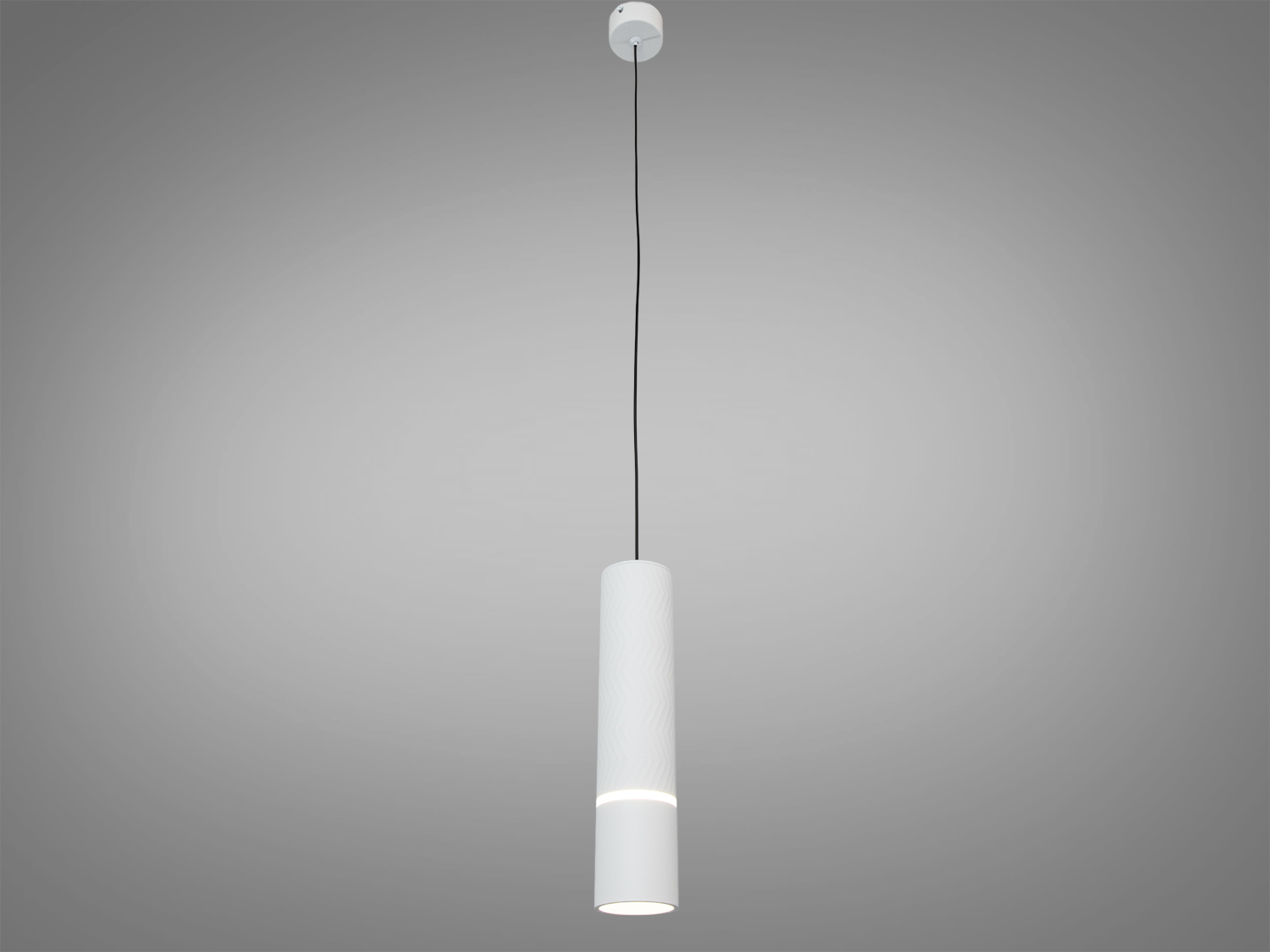 Підвісний світильник на довгому шнурі з чорного металу, вигнута форма з золотистим акцентом. Ідеальний для високих стель.