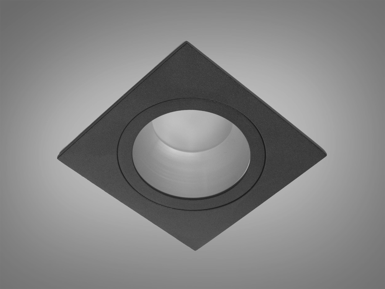 Чорний точковий світильник для натяжної стелі від ТМ 