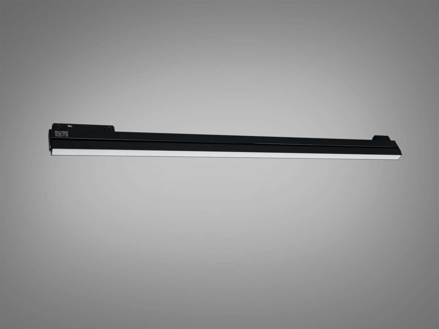 Лінійний поворотний трековий led світильник магнітний, 36Вт, чорний