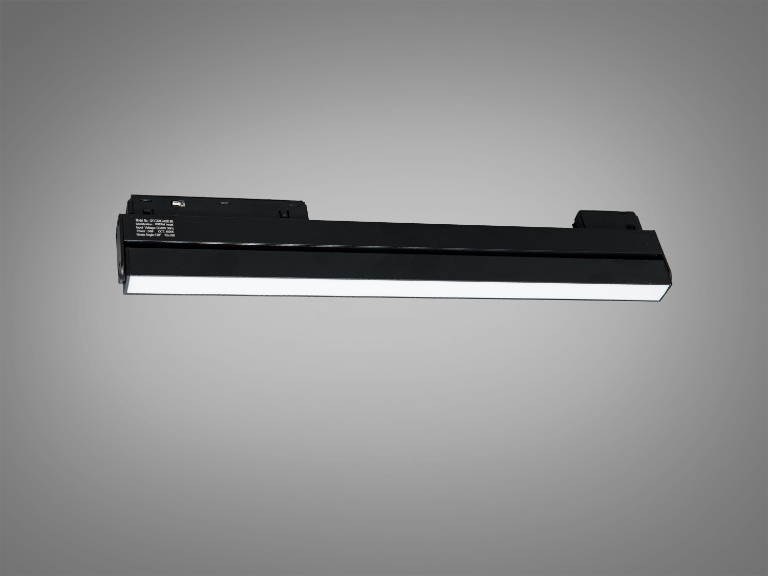 Лінійний поворотний трековий LED світильник магнітний, 18Вт. ТМ 