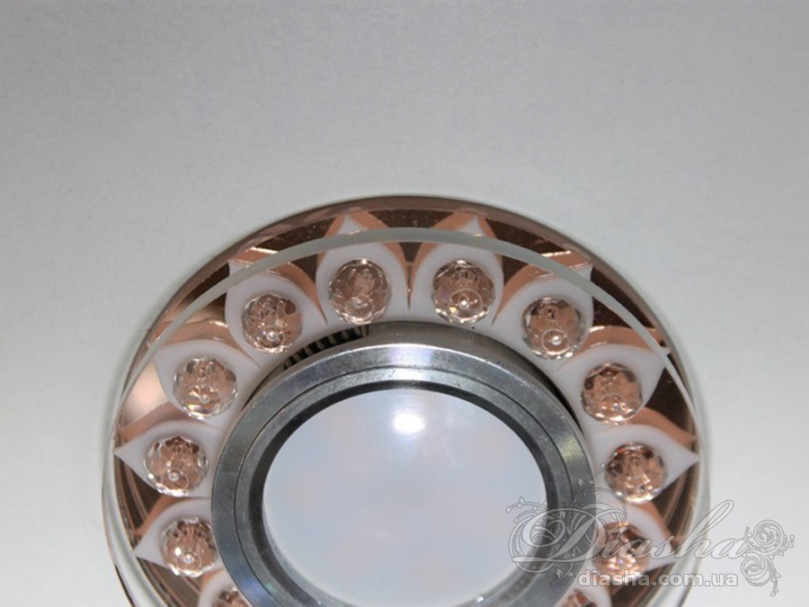 Кришталевий точковий світильник