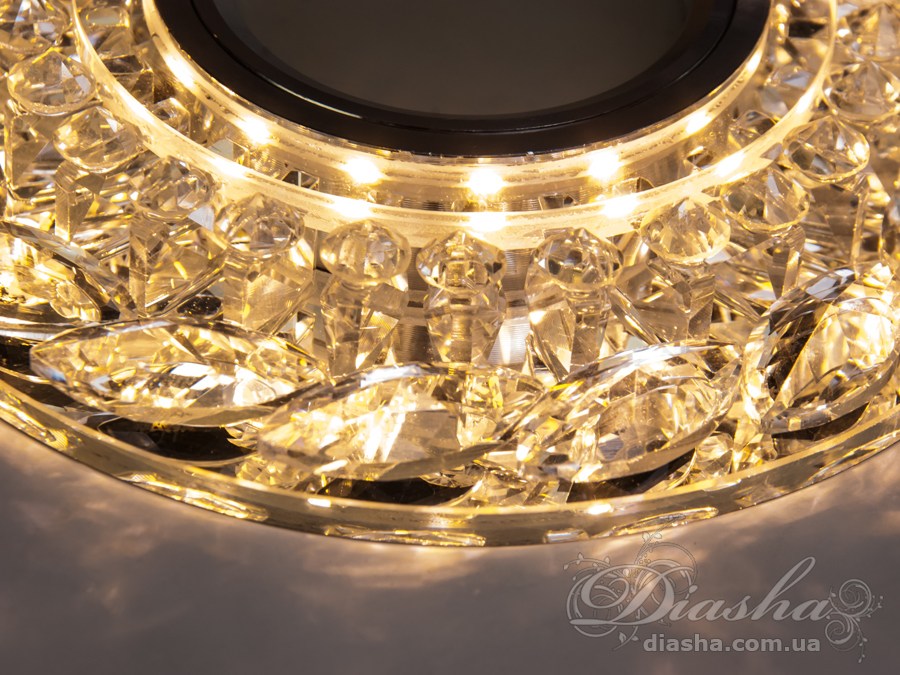 Кришталевий точковий світильник