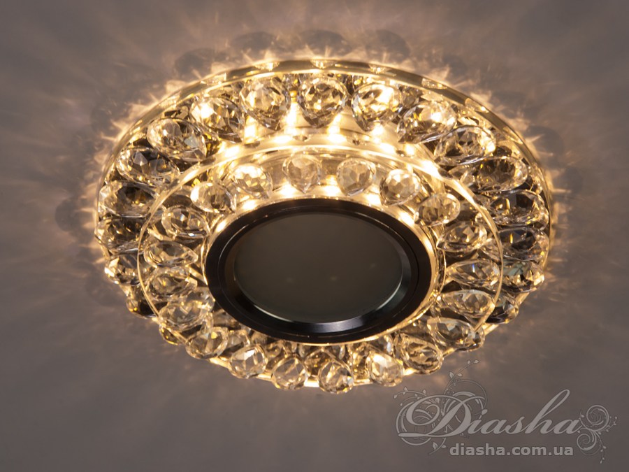 Кришталевий точковий світильник