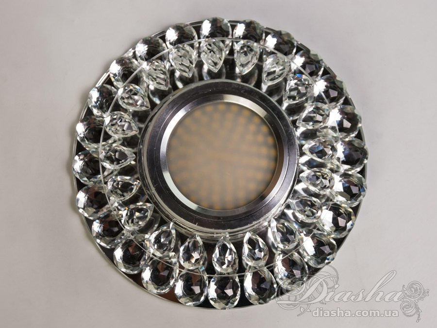 Кришталевий точковий світильник