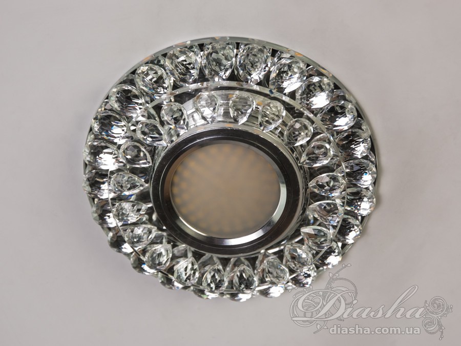 Кришталевий точковий світильник