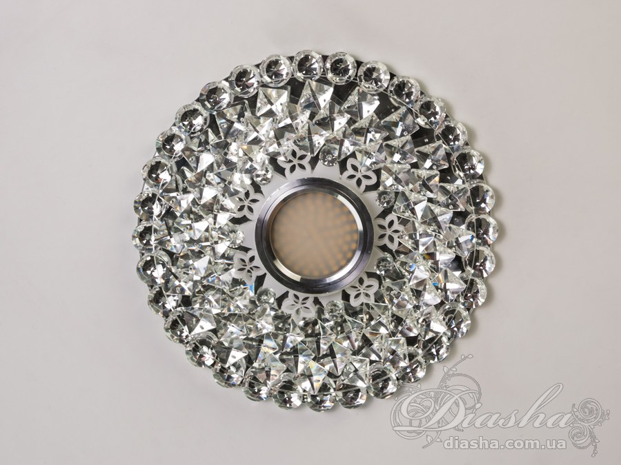 Кришталевий точковий світильник