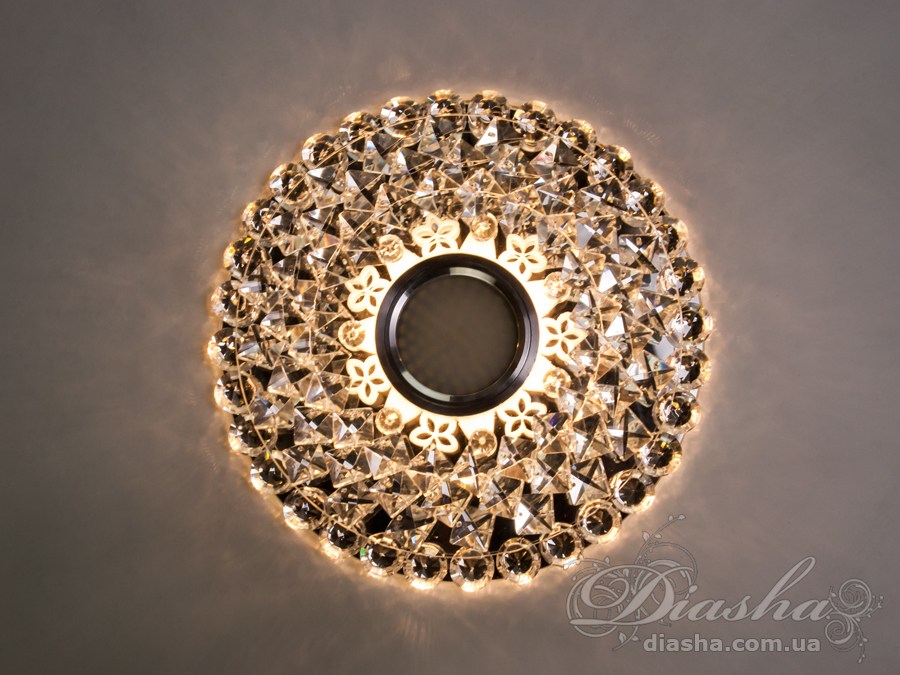 Кришталевий точковий світильник