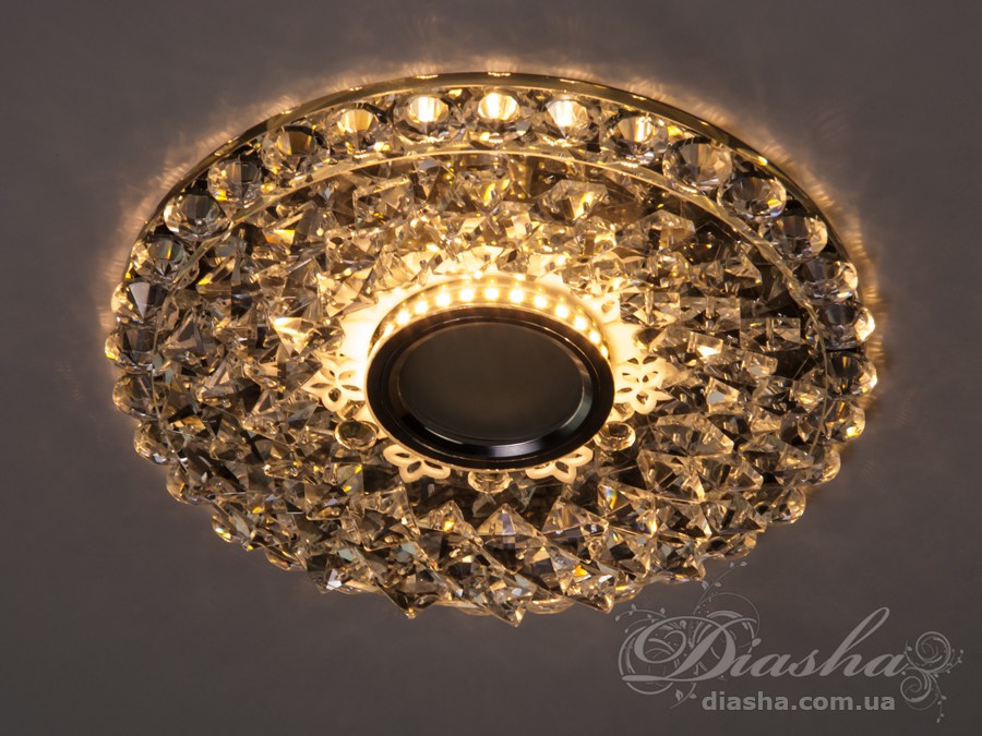 Кришталевий точковий світильник
