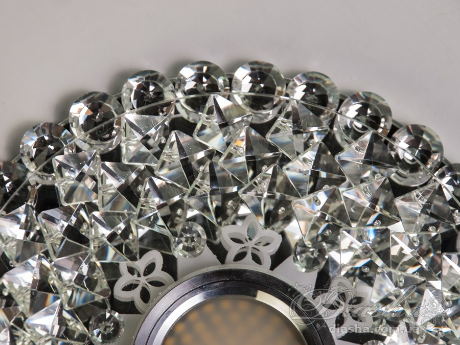 Кришталевий точковий світильник