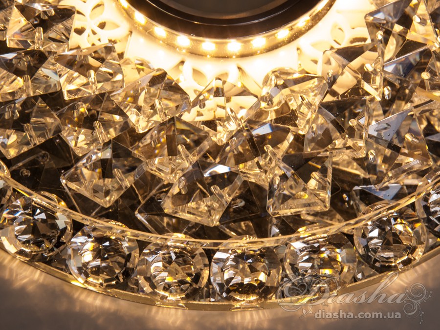 Кришталевий точковий світильник