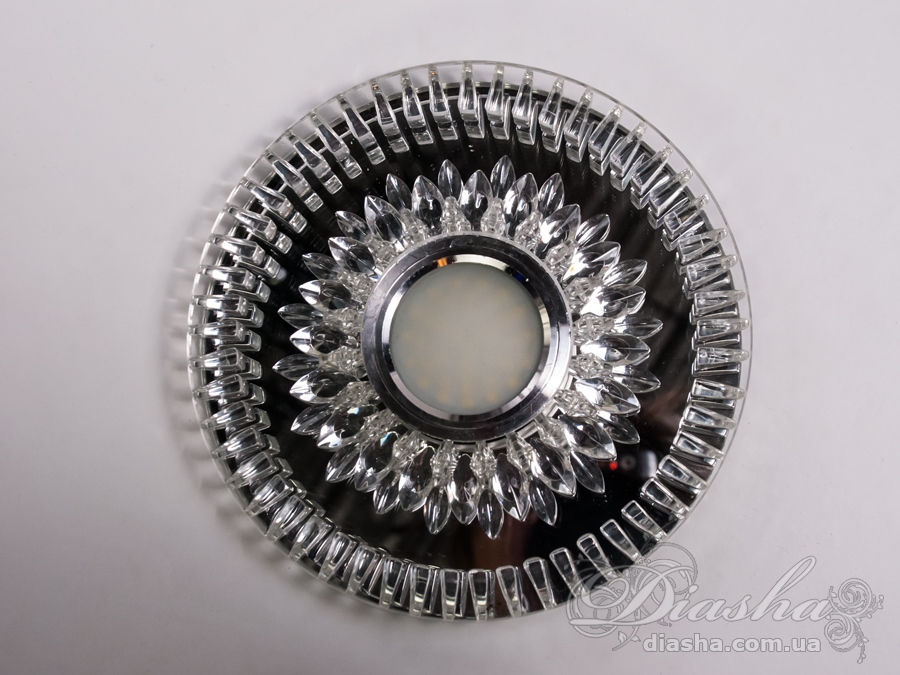 Кришталевий точковий світильник