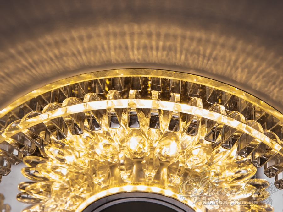 Кришталевий точковий світильник